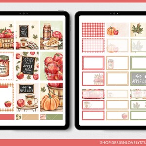 Goodnotes Stickers, Fall Digital Planner Stickers, Autumn Digital ...