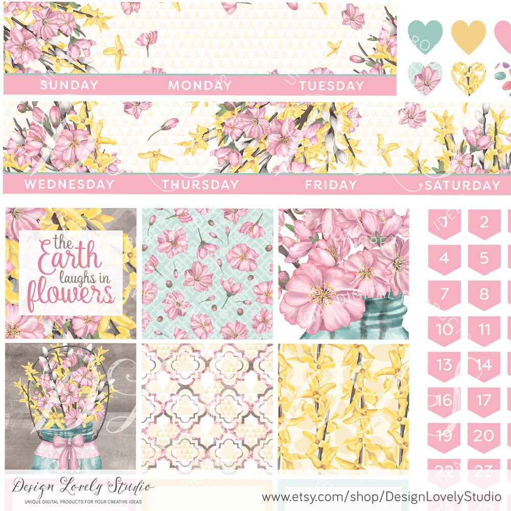 Printable Happy Planner Stickers Classic Happy Planner | Etsy