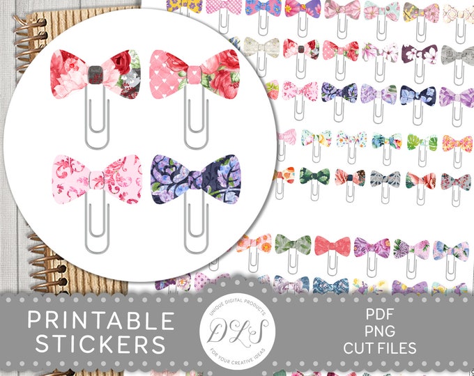 Paper Bow Sticker This item is unavailable - Etsy