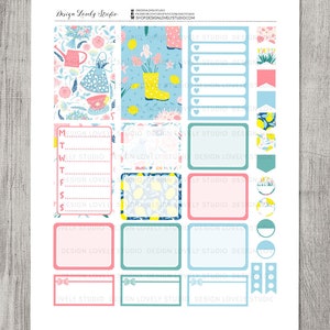 Mothers Day Planner Stickers Kit, Big Happy Planner Printable Stickers ...