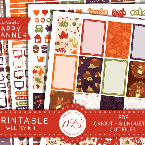 Printable NOVEMBER Monthly Kit Happy Planner November Planner | Etsy