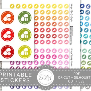 Geneeskunde herinnering stickers, afdrukbare geneeskunde stickers, pil planner stickers, pil pictogram stickers, vitamine stickers, gesneden bestanden, FS163