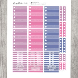 PRINTABLE Big Happy Planner Stickers Kit, Gems Planner Stickers ...