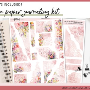 Printable Floral Planner Stickers Bundle, Spring, Summer, Monthly ...