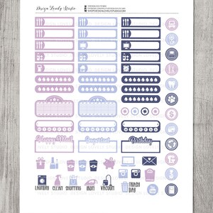 Big Happy Planner Printable Stickers, Weekly Planner Stickers Kit ...