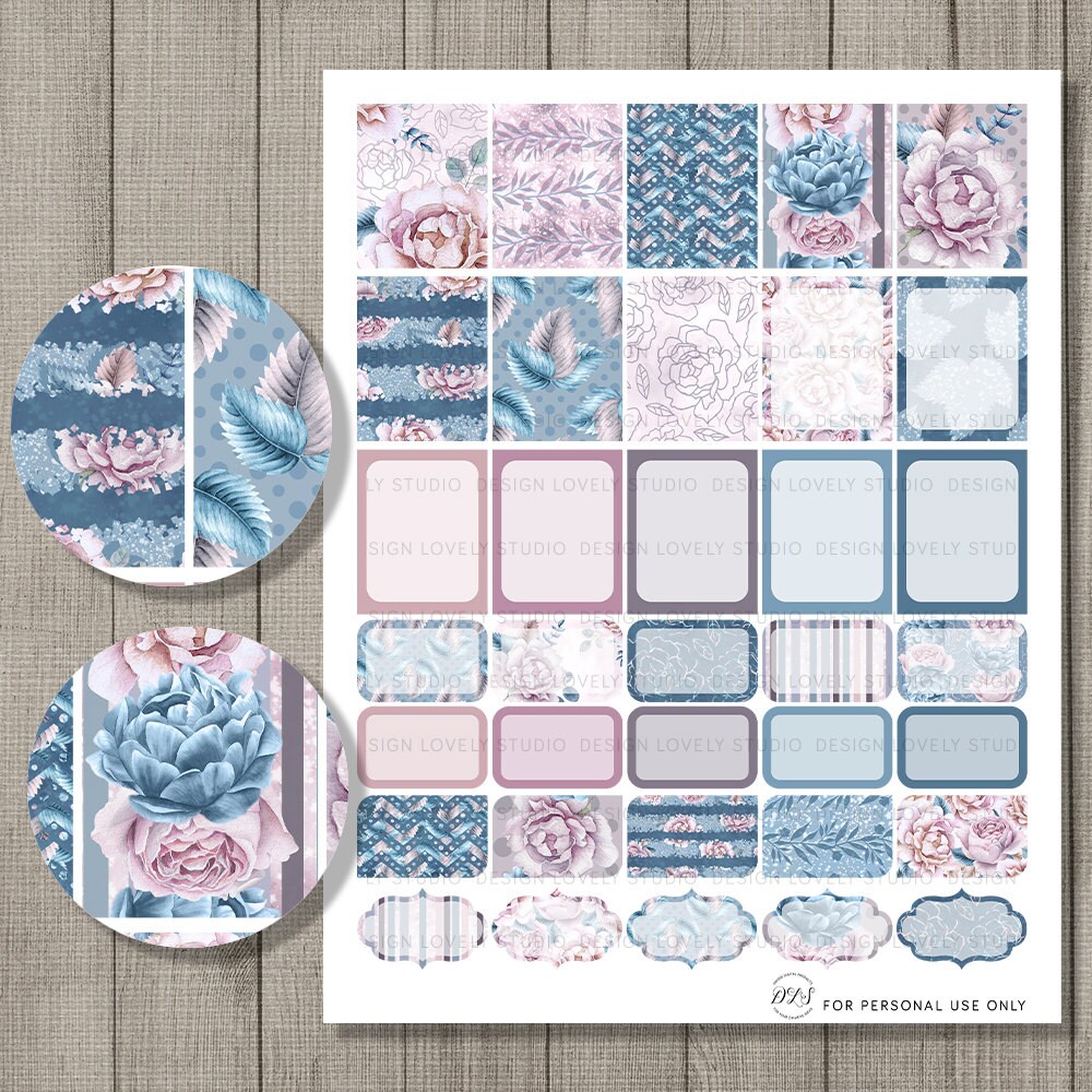 Vertical Planner Stickers for Erin Condren, Weekly Planner Kit, ECLP ...
