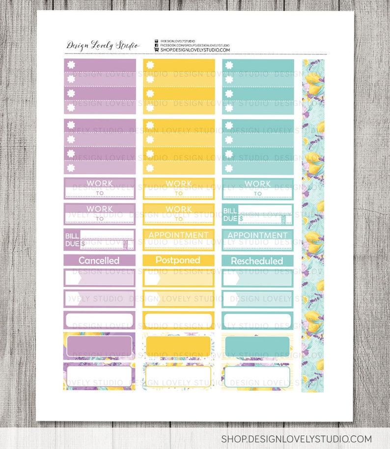 PRINTABLE Big Happy Planner Stickers Kit Weekly Planner | Etsy