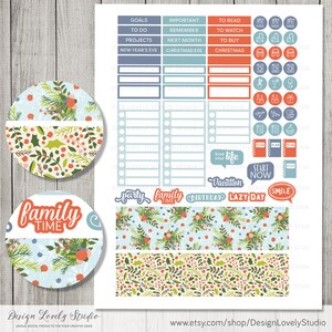 Happy Planner December Monthly Kit, Happy Planner December Printable ...