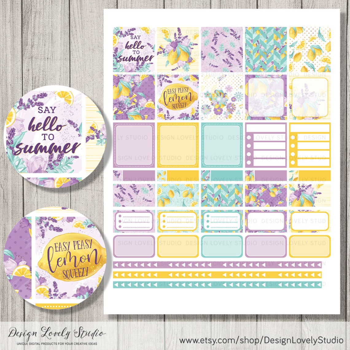 Weekly Planner Printable Erin Condren Horizontal Printable - Etsy
