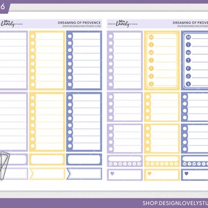 Lavender Planner Stickers, Happy Planner Stickers Kit, Weekly Sticker ...