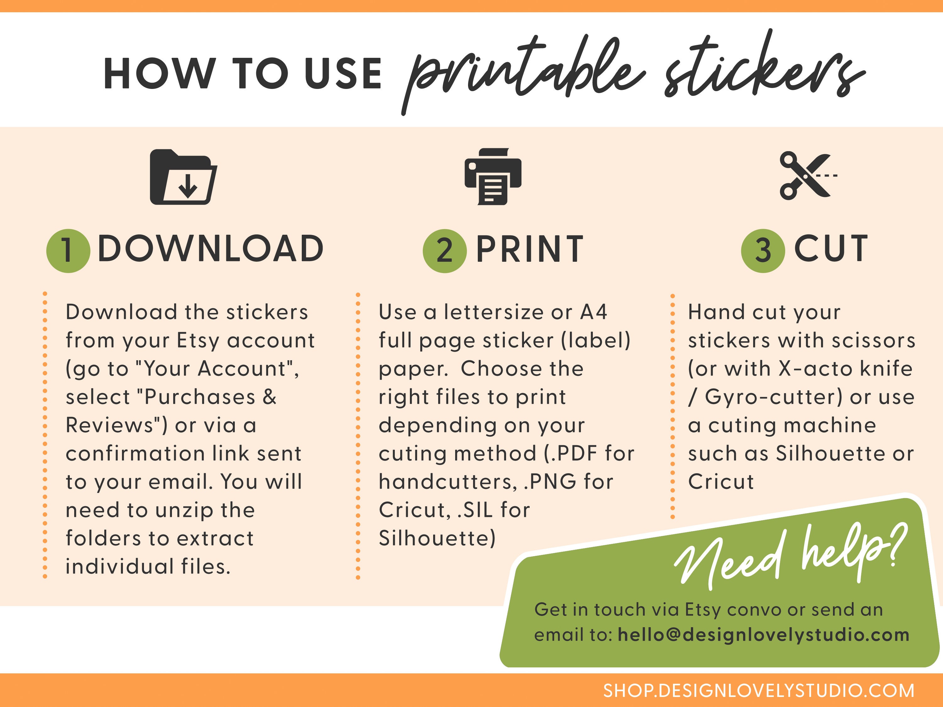 Printable Torn Paper Journaling Stickers, Ripped Paper Stickers, Orange ...