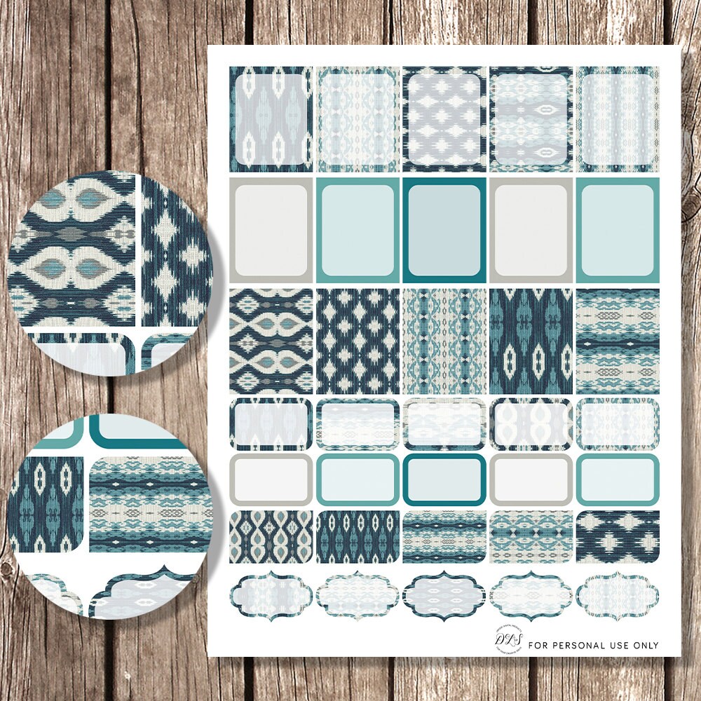 Printable VERTICAL Planner Stickers for Erin Condren, Weekly Planner ...