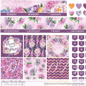 Happy Planner Monthly Sticker Kit, Happy Planner Monthly Printable ...