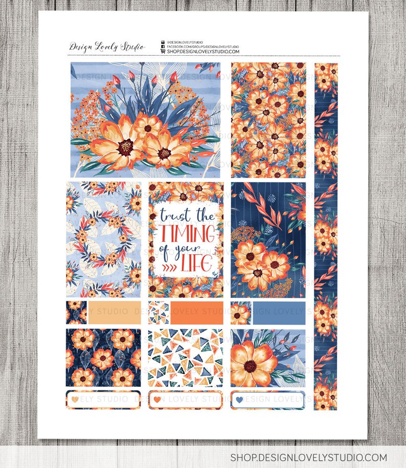 Big Happy Planner PRINTABLE Weekly Kit Fall Planner Stickers - Etsy