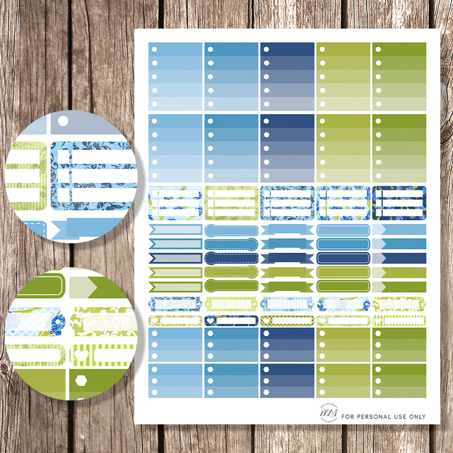 Printable Weekly Kit Planner Stickers 235 Stickers Fit Erin Etsy