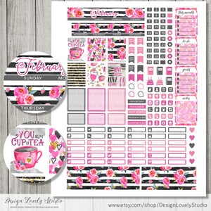 February Mini Happy Planner Stickers, Mini Happy Planner Printable ...