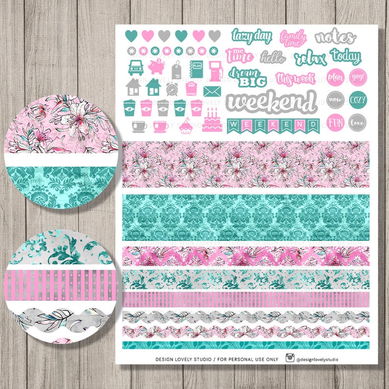 Happy Planner Sticker Kit Weekly Planner Stickers Happy Etsy