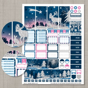 Happy Planner Winter Planner Stickers, Printable Christmas Planner ...