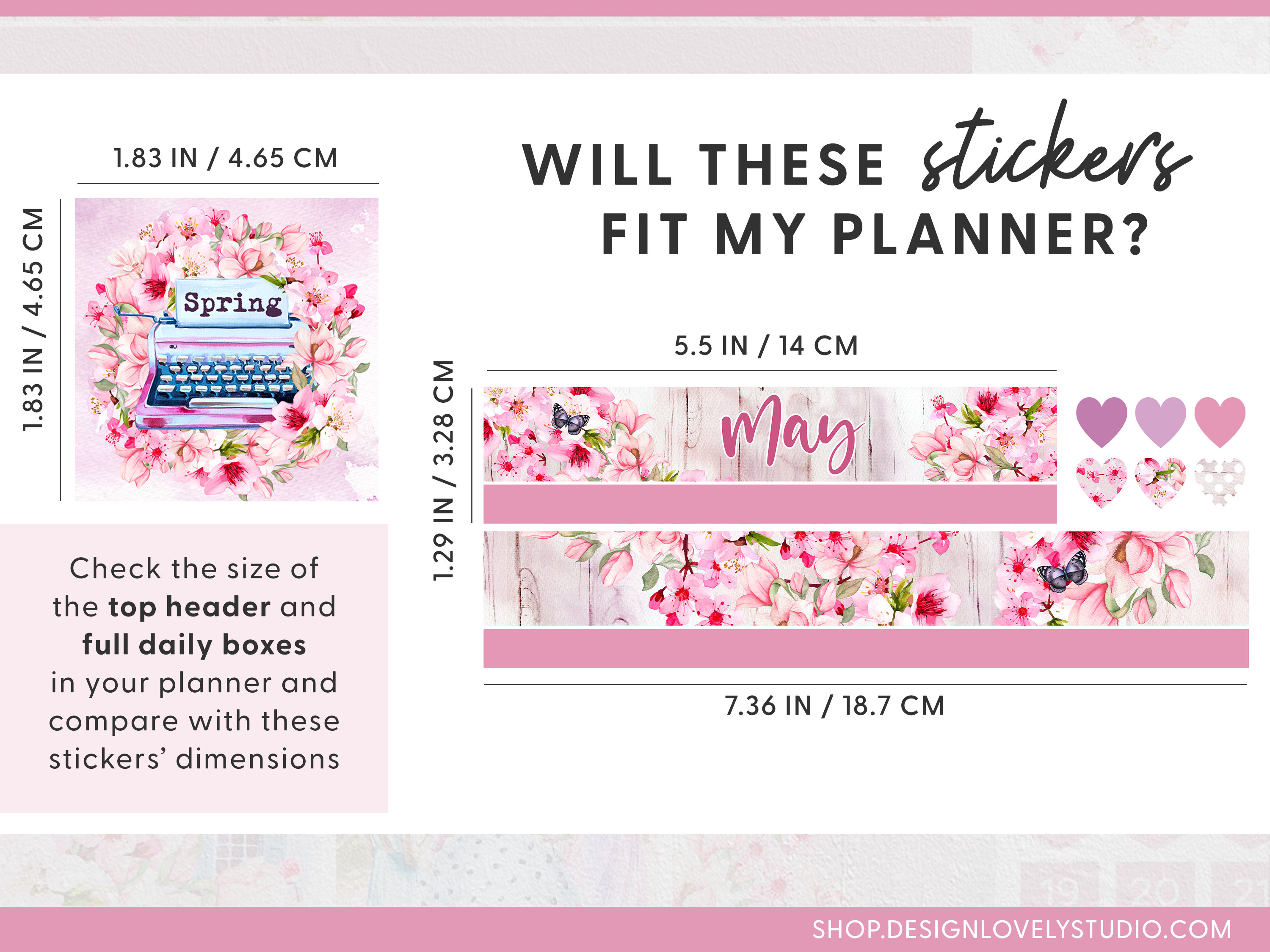 May Planner Stickers, Big Happy Planner Stickers Kit, Spring Planner ...