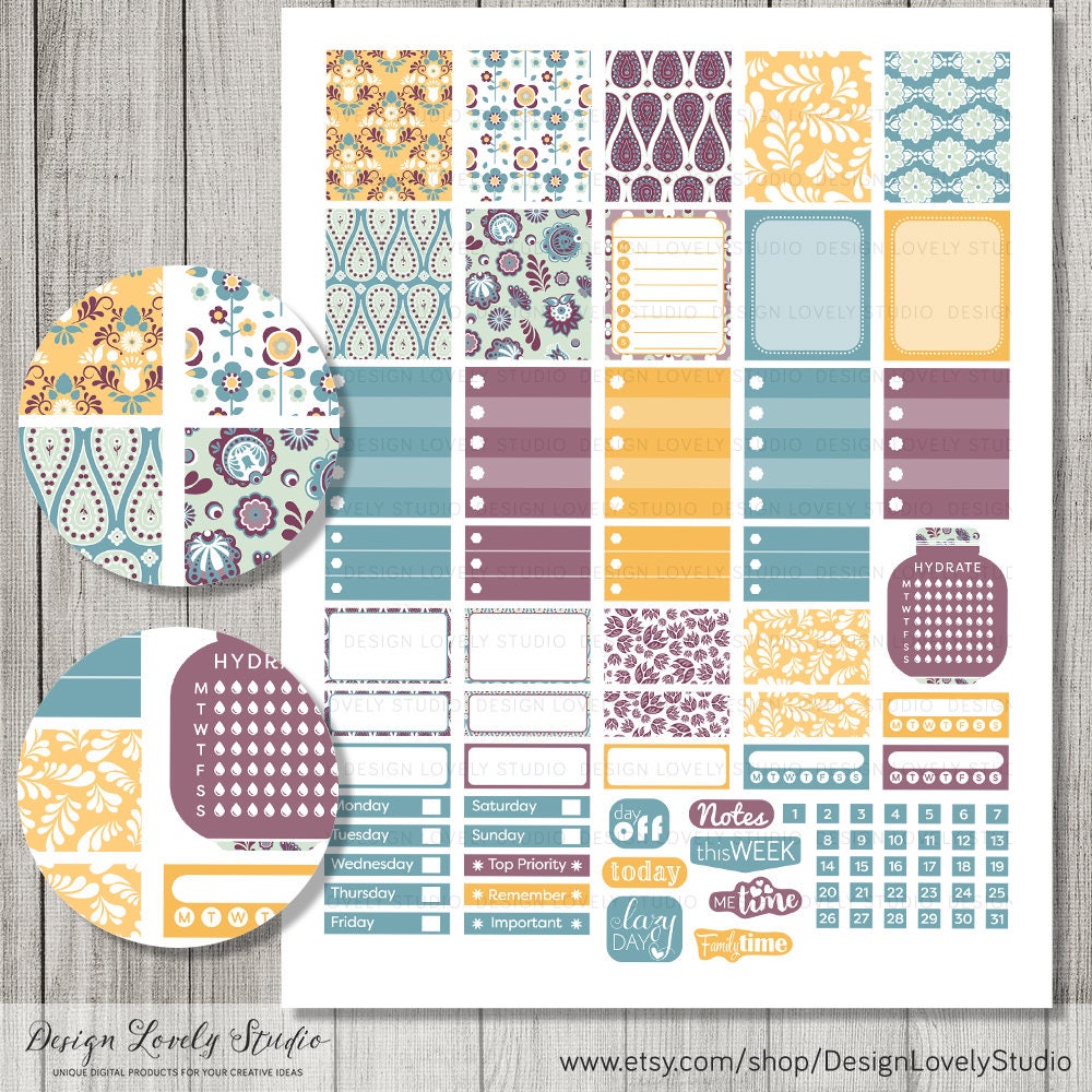 Mini Happy Planner Printable Happy Planner Mini Happy | Etsy
