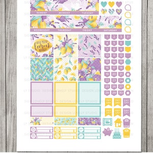 Mambi Printable Planner Stickers, Classic Happy Planner Printable ...