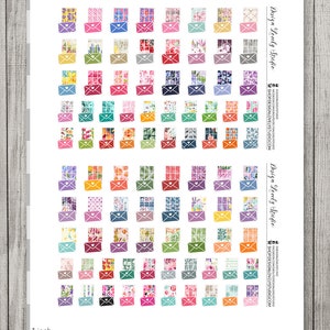Happy Mail Icon Planner Stickers, Colorful Happy Mail Stickers, Happy ...