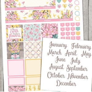 Printable Happy Planner Stickers, Classic Happy Planner Monthly Kit ...