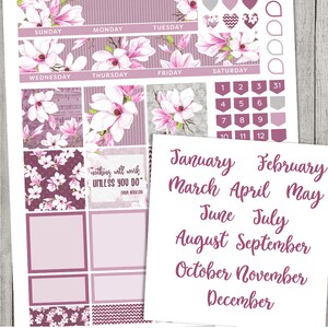 Happy Planner PRINTABLE Stickers Kit, Happy Planner Monthly Planner ...