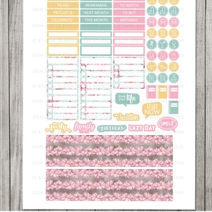 Printable Happy Planner Stickers, Classic Happy Planner Monthly Kit ...