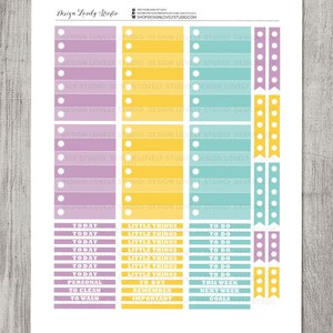 PRINTABLE Big Happy Planner Stickers Kit, Weekly Planner Printable ...