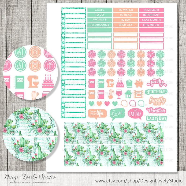 Printable MAY Planner Stickers May Monthly Stickers Kit for | Etsy