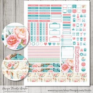 Printable Mini Happy Planner Stickers Boho Planner Stickers - Etsy