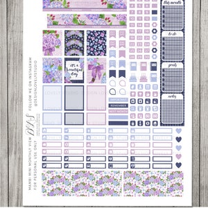Mini Happy Planner Monthly Stickers Kit, Printable Monthly Planner ...
