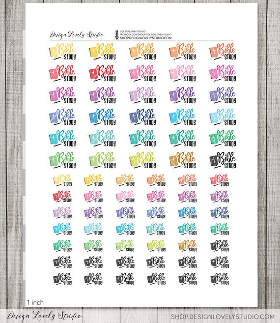 Pale Sunflower Bible Tabs and Planner Stickers