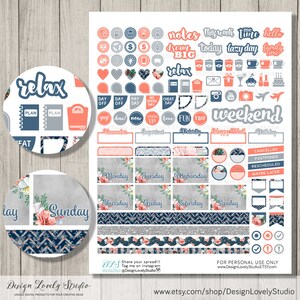 Winter Happy Planner Stickers, Happy Planner Winter Weekly Kit, Happy ...