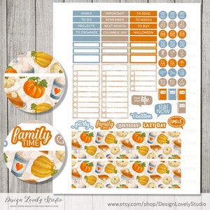 October Happy Planner, Happy Planner October Monthly Kit, October ...