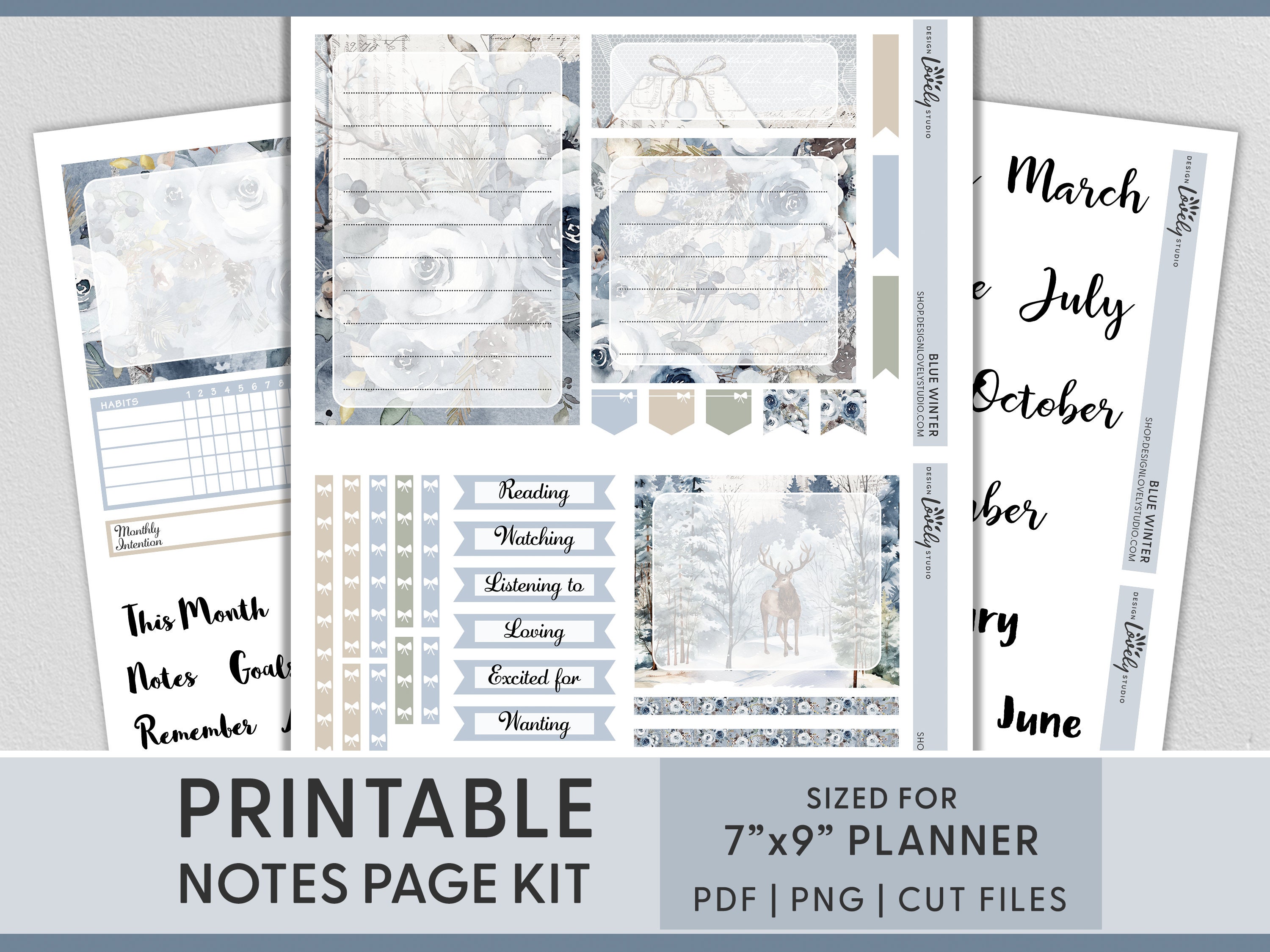 Free Printable Spring Planner Stickers — Design Lovely Studio