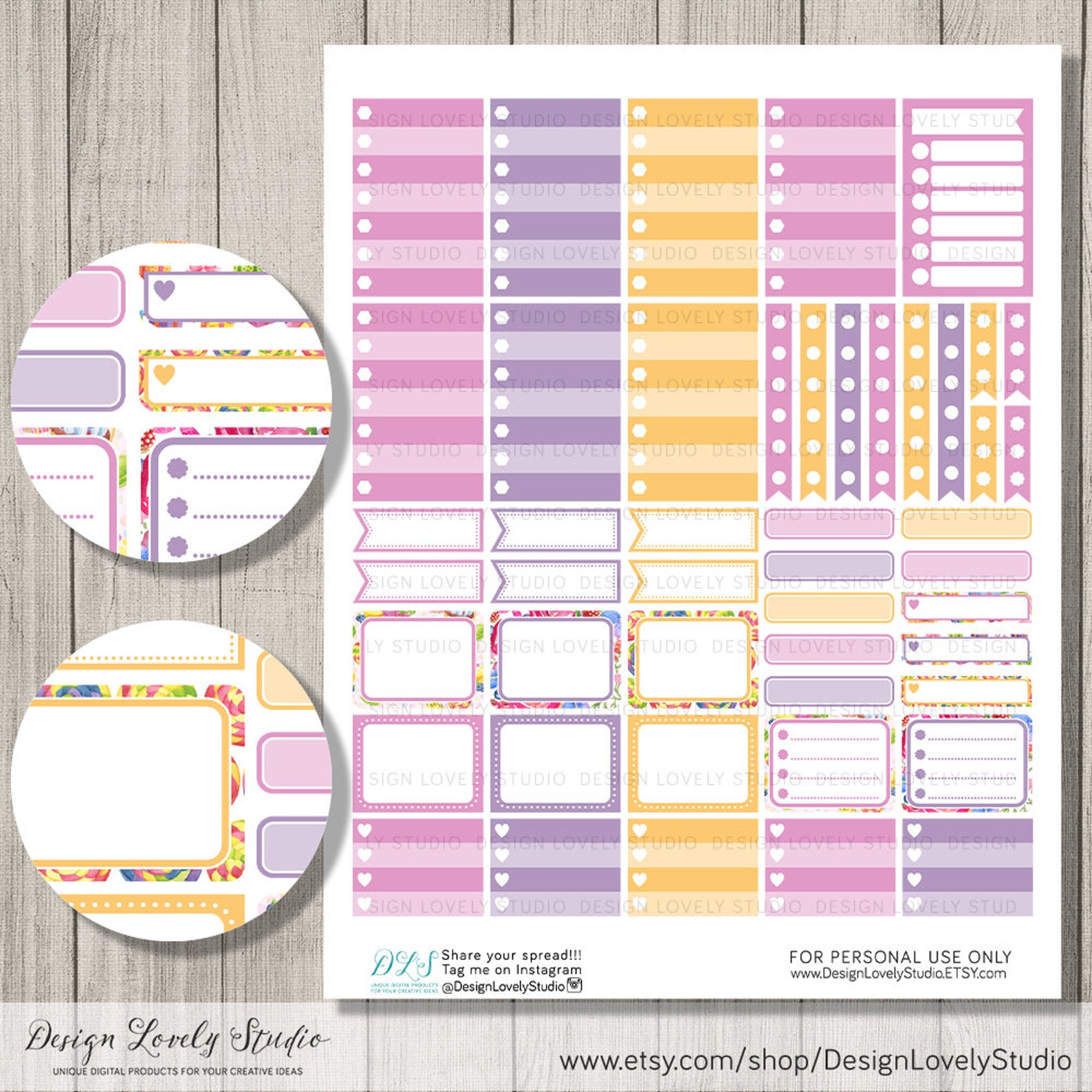 Happy Birthday Planner Printable Birthday Planner Stickers - Etsy