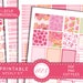 ECLP Horizontal Stickers Printable Planner Stickers Kit - Etsy