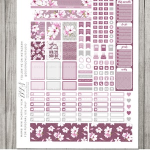 PRINTABLE Monthly Planner Stickers, Mini Happy Planner Monthly Stickers ...