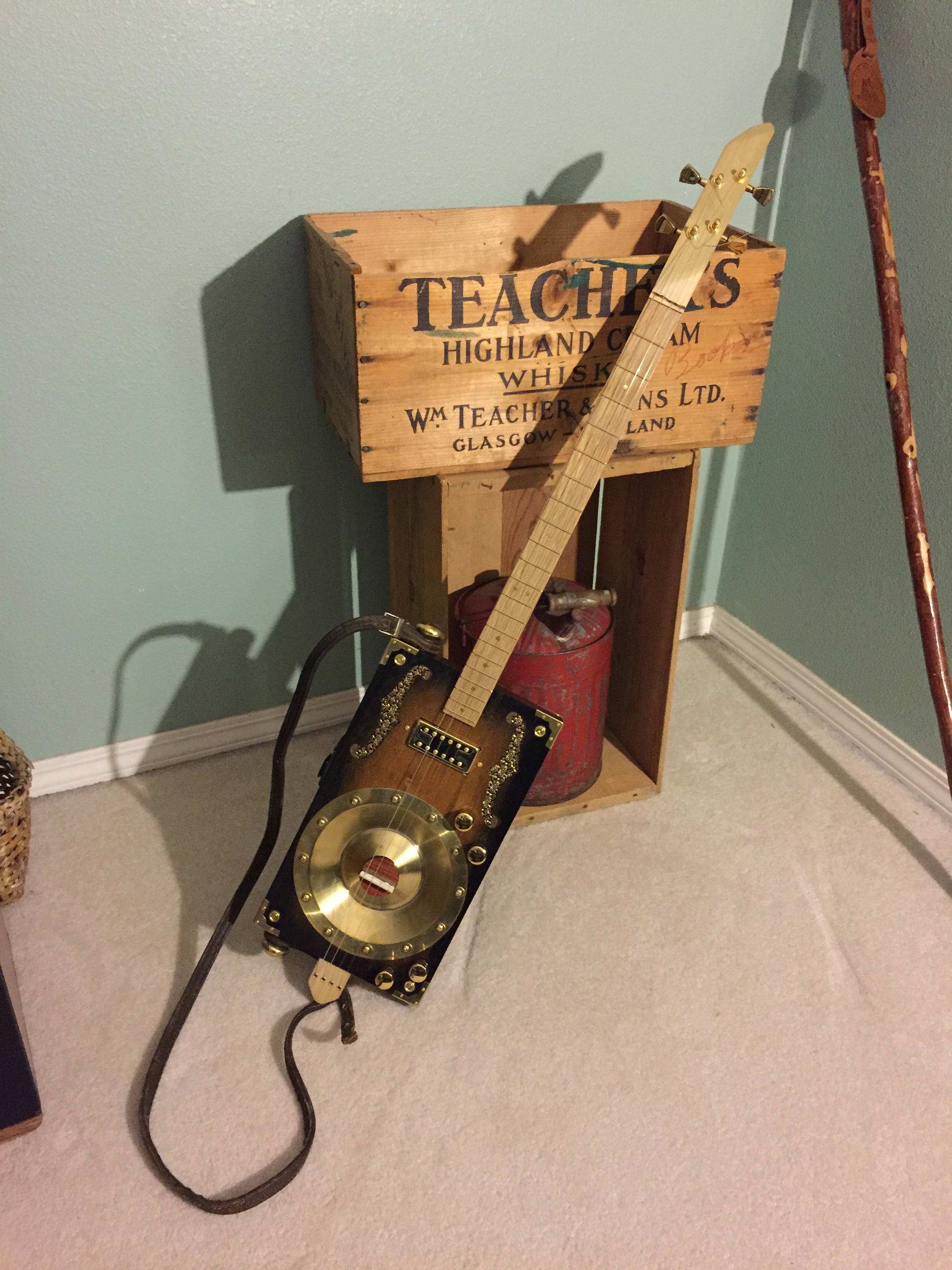Cigar Box Resonator/Electric Guitar Etsy