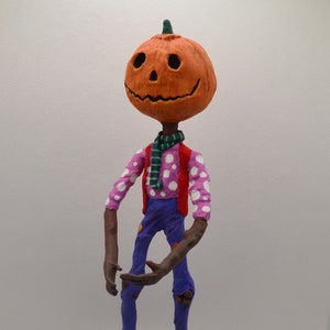 Jack Pumpkinhead of Oz handmade resin model sculpture - 80s film traditionally sculpted and crafted figurine