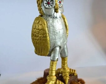 From my inspiration archive: Bubo the mechanical owl from Clash of the  Titans (1981), designed by Ray Harryhausen 🖤🦉, By Emma J Shipley
