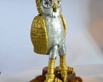 From my inspiration archive: Bubo the mechanical owl from Clash of the  Titans (1981), designed by Ray Harryhausen 🖤🦉, By Emma J Shipley