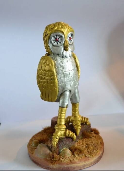 NEW CUSTOM CLASH OF THE TITANS BUBO THE MECHANICAL OWL MOC, CUSTOM