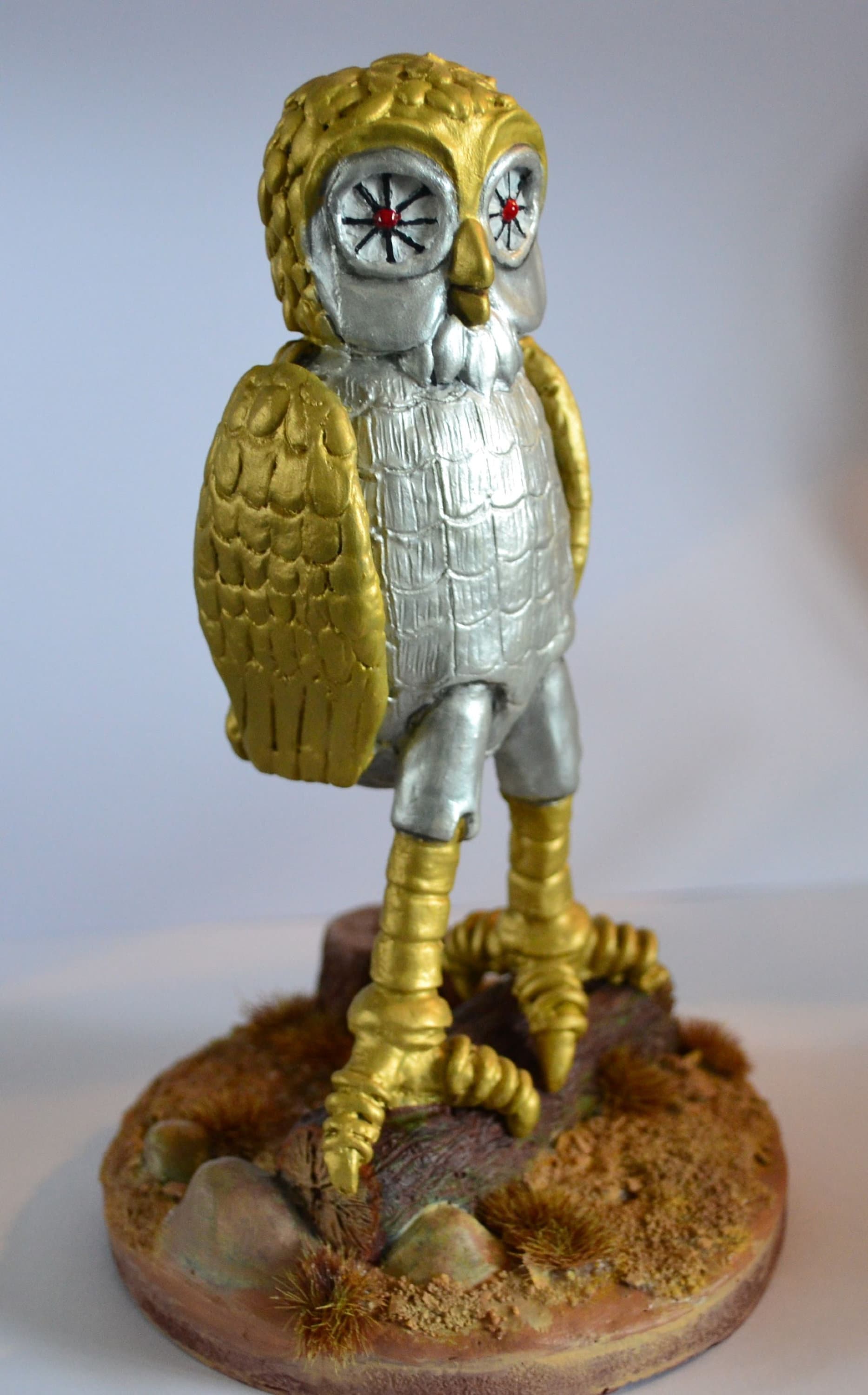The Mechanical Owl Bubo Clash of the Titans Inspired Resin 