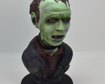 Zombie Bub inspired resin bust - handmade sculpture