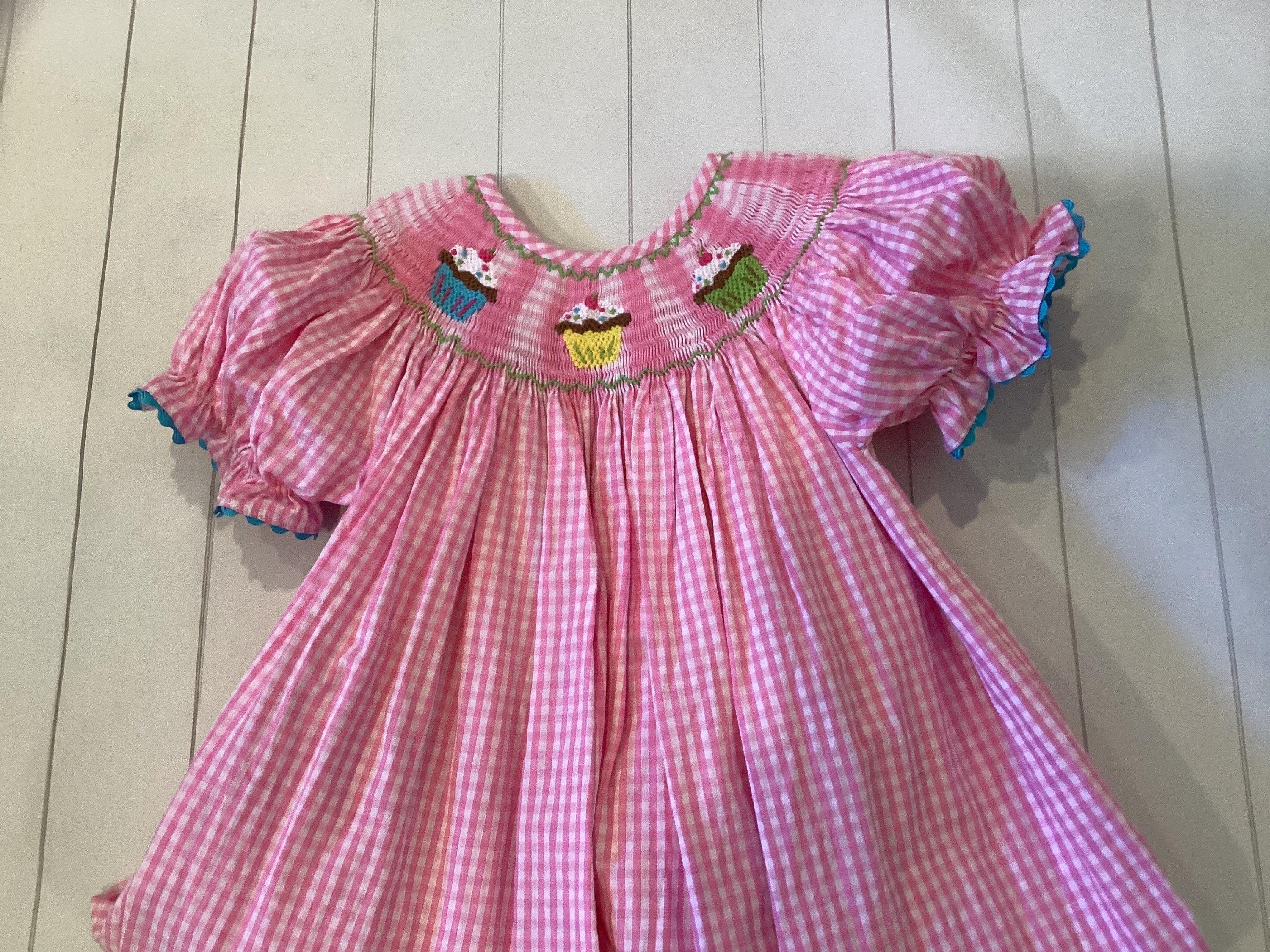 Cupcake smocked hotsell dress