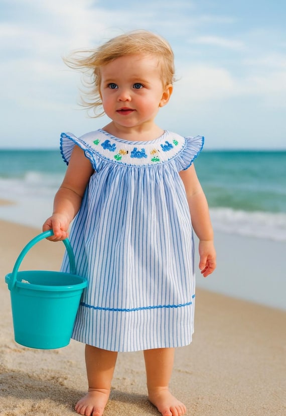 smock beach dress Floral Print Smock Summer Dress I Boho Smock Dress I Love that Boho