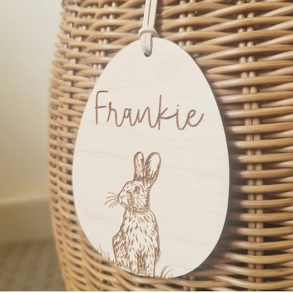 Personalised Easter Name Tags 